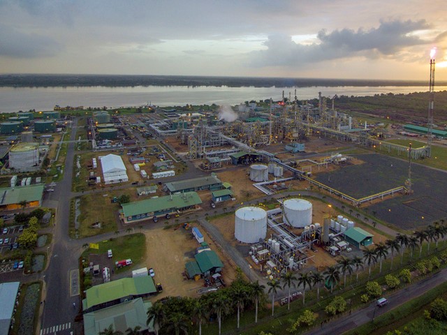 Staatsolie refinery in Suriname